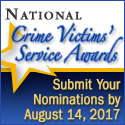 National Crime Victims’ Service Awards 2018 Nomination Ad (125 x 125 pixels)